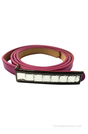 Sir Michele Pink Non Leather Women Belt